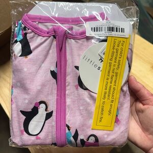 Little Sleepies Pink Penguin Zippy